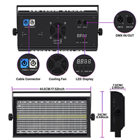 LED Strobe Blinder Stage Lights 10pc Case Packing 240w RGB 3in1 Led Strobe Light Dj Lights Disco Equipment