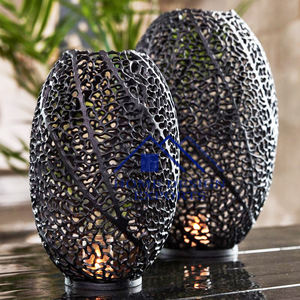 Macetas de flores de interior modernas para centros de mesa de boda, jarrones de Metal de alta calidad, cilindro de aluminio, para sala de estar - Product Image 2