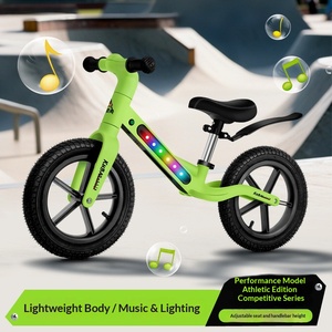 Vélo d'équilibre musical à LED pour enfants de 4 à 6 ans, <span class=keywords><strong>draisienne</strong></span> d'apprentissage pour bébés garçons et filles, deux roues - Product Image 3