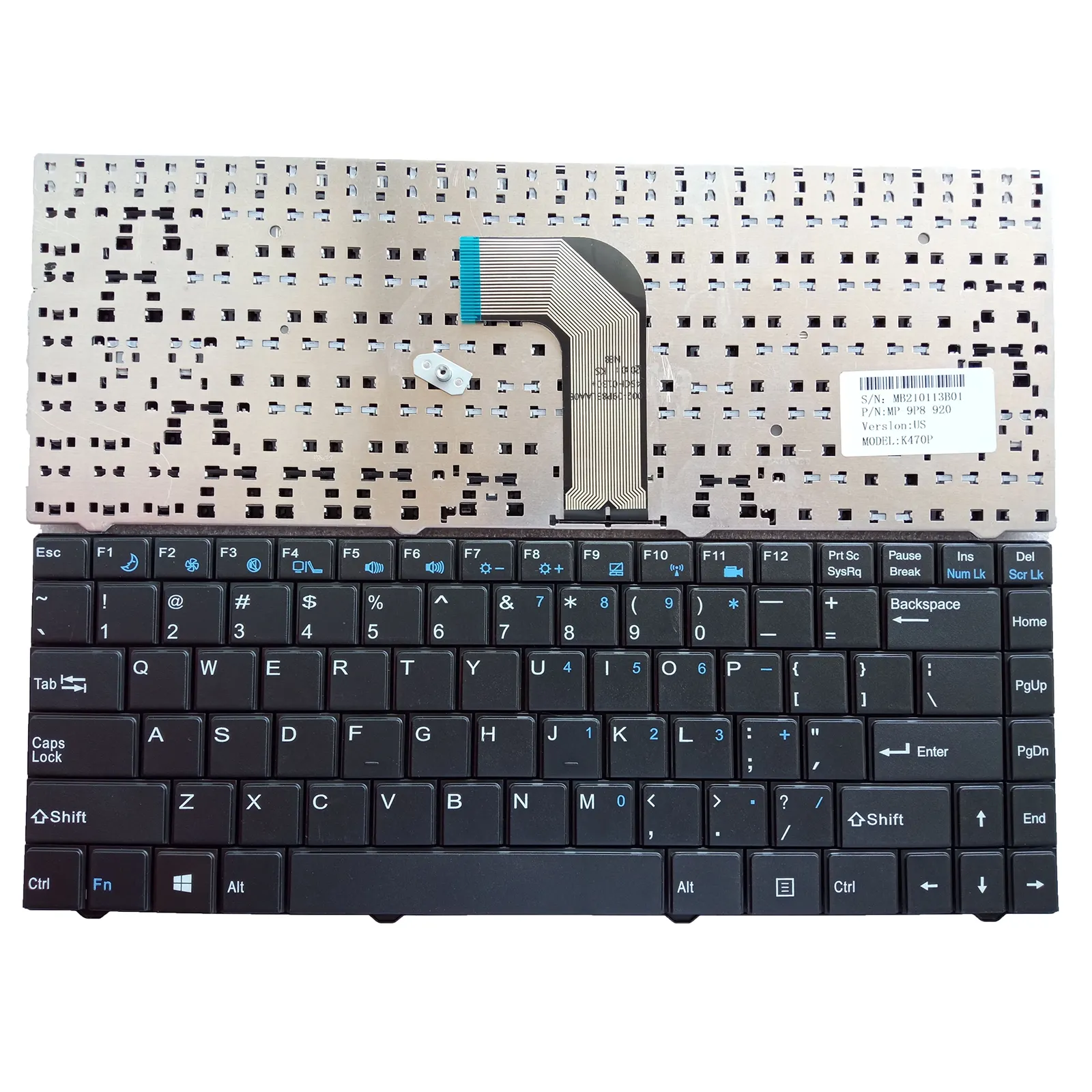 Neue US für Shenzhou k470 k470p englische Notebook-Tastatur