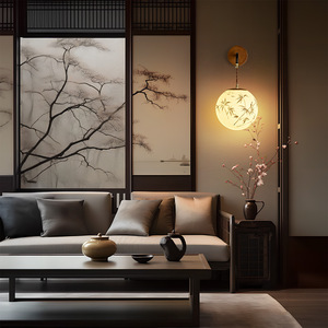 Iluminación para el Hogar de Estilo Antiguo y Lámpara Colgante Zen de Estilo Chino para Dormitorio, Mesita de Noche, Salón de Té, Araña de Techo con Estética de la Dinastía Song - Product Image 3