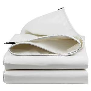 Белый тент из полиэтилена с покрытием, эластичный, водоотталкивающий, грязеотталкивающий, сверхпрочный, универсальный, для наружного применения - Product Image 3