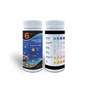 Bandelettes de <span class=keywords><strong>test</strong></span> 6 en 1 pour aquarium pH, <span class=keywords><strong>dureté</strong></span>, chlore, nitrite, nitrate - Product Image 3