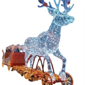 Luz LED Decorativa de Reno Navideño para Paisajes, Luz Luminosa de Animales para Parques al Aire Libre, Centros Comerciales, Proyectos de Iluminación para Festivales - Product Image 6