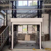 Ascenseur à marchandises vertical, élévateur hydraulique pour entrepôt, équipement de manutention de marchandises, ascenseurs à marchandises pour travaux professionnels