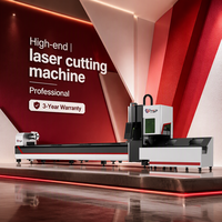 Découpeuse laser CNC haute puissance Raycus 1500W 6kW 8kW / Machine de découpe laser à fibre pour la découpe de tubes carrés