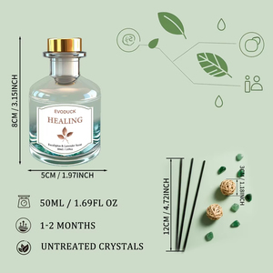 <span class=keywords><strong>Diffusore</strong></span> di Aromi Eco-Friendly con <span class=keywords><strong>Oli</strong></span> <span class=keywords><strong>Essenziali</strong></span> Floreali e <span class=keywords><strong>Bastoncini</strong></span> in Rattan Naturale per Casa - Product Image 3