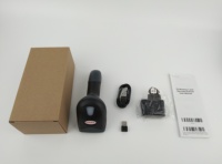 Luckydoor K-215R 1D Wireless USB Handheld Barcode Scanner dengan Kapasitas Membaca Ukuran A4 Pemindai Stok Otomatis Berkecepatan Tinggi