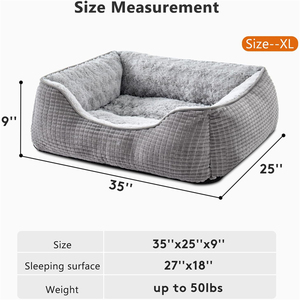 All'ingrosso multi-colori rettangolo traspirante lavabile oxford peluche ultra morbido cucciolo divano letto per pet dog gatti negozi - Product Image 2