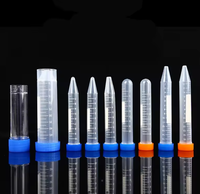 Tube de Centrifugation Stérile de Laboratoire 50ml, Fond Conique en PP, pour Prélèvement Sanguin, Noir Bleu, Prix Bas, Garantie 1 An