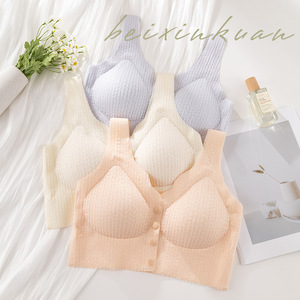 Тонкий Стильный бюстгальтер с открытыми пуговицами спереди - Product Image 1