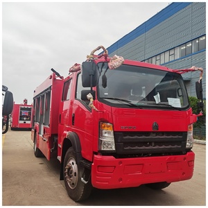 Prix d'usine – Camion de pompiers multifonction HOWO 4x2 de 6000 L, à eau et mousse, pour la lutte contre les incendies, à vendre - Product Image 4
