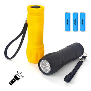 Biểu Tượng Tùy Chỉnh Siêu Sáng Có Thể Thay Thế Pin 9LED Mini LED Đèn Pin Đêm Công Cụ Khẩn Cấp Xách Tay Túi Nhỏ Torch - Product Image 1