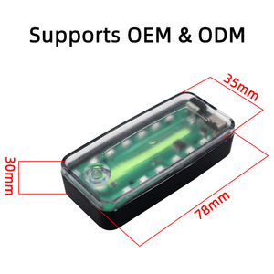 Lampe de signalisation LED rechargeable à clipser, corps en plastique, non étanche, pour le guidage routier et la sécurité cycliste nocturne - Product Image 3