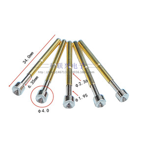 P156 Sonda de prueba con cabeza cóncava de 2.36mm, tipo pin de resorte para pruebas ICT - Product Image 5