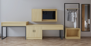 Factory Direct Custom Modern Design Wooden <b>Hotel</b> <b>Bedroom</b> Furniture <b>Sets</b> for <b>Hotel</b> Rooms - Product Image 5