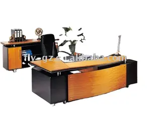 Bureau en bois vintage de style italien, table de bureau en bois/moderne
