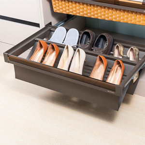 Unihopper Glass Naka Zapatero Almacenamiento Armario Accesorios Cierre suave Extraíble Zapatero de aluminio - Product Image 1