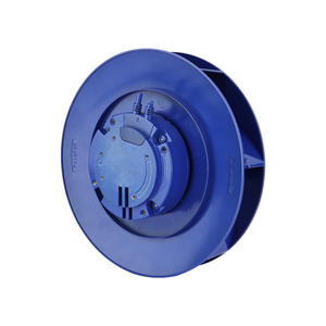 Ventilateur centrifuge LONGWELL personnalisé à courbe inversée bleue, avec impeller en métal et plastique, moteur triphasé 250V-480V, ventilateurs Longwell - Product Image 3