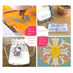 JUKKY ES6 Venta Directa Máquina Portátil <span class=keywords><strong>de</strong></span> Bordar Computarizada Doméstica <span class=keywords><strong>de</strong></span> Una Sola Aguja - Product Image 3