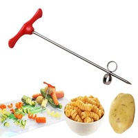 Groenten Spiraal Mes Snijwerk Aardappel Wortel Komkommer Hakselaar Handleiding Spiraal Snijmachine Snijmachine Spiralisator