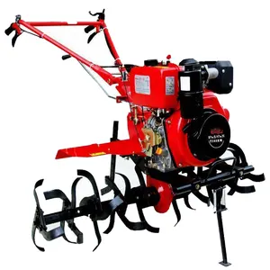 Agricultural machinery equipments gasoline mini power tiller used in many areas