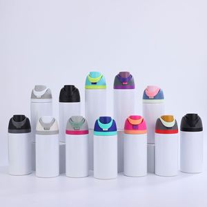 500Ml 16Oz Sublimation 304 Stainless Steel Portable Bounce <b>Handheld</b> Dual Drinking Thermal Tumbler Water Cup Bottle With Straw - Product Image 2