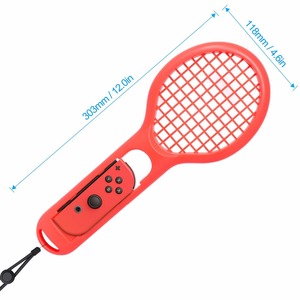 2 Pcs/<span class=keywords><strong>Pack</strong></span> Raquette de tennis pour Nintendo Switch Joy cons Tennis Aces Game Controller Grips - Product Image 6