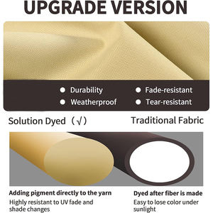 Conception extérieure confortable résistant au soleil moderne 600D dossier haut Patio chaise couverture imperméable <span class=keywords><strong>jardin</strong></span> <span class=keywords><strong>salon</strong></span> couverture rotin canapé couverture - Product Image 4