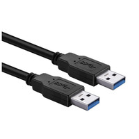 Muestra Gratuita de Cable de Extensión USB 3.0 de Alta Velocidad, Tipo Macho a Tipo Macho, Revestimiento de PVC, Material de Cobre Puro Trenzado para Computadoras