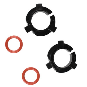 H7 Lamp Holder Base <b>Bracket</b> 25mm <b>Plastic</b> Socket Holder For Hyundai Sonata Kia K3 K4 K5 One Pair With Rubber Rings - Product Image 3