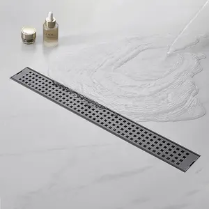 Stainless Steel Drain Grates Floor Sink Strainer Slot Smart Square Cover Wedge Wire Screen Customized Pool Style Surface