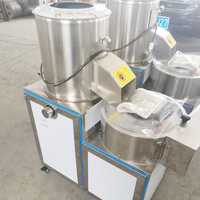 Machine automatique en acier inoxydable pour éplucher, laver et couper les patates douces en frites