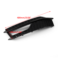 Paire de grilles de protection pour phares antibrouillard pour Audi A4 S-line S4 2013-2015