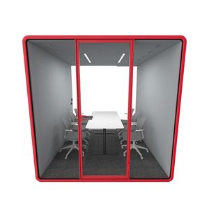 4 Person Modular Office Pod Soundproof Booth for Corporate Strategy Sessions - Product Image 4