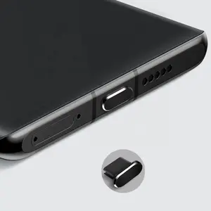 USENGKA厂家直销全金属USB C防尘塞，用于USB C型C智能手机防尘塞