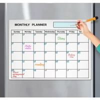 Tableau blanc magnétique souple écologique sur mesure pour la maison, calendrier transfrontalier, organisation du travail et des études, cadeau promotionnel