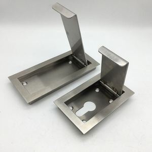 Poignée de porte d'armoire cachée encastrée de meubles durables de la meilleure qualité avec trou de cylindre - Product Image 4