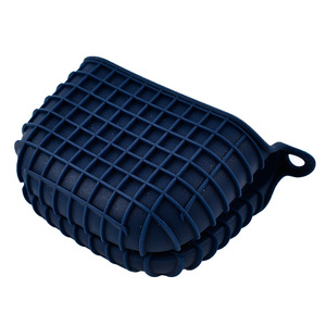 Tahan Panas Makanan Aman Fleksibel Oven <span class=keywords><strong>Grabber</strong></span> Menebal Grid Silikon Oven Mitt Pot Pemegang dengan Loop untuk Dapur dan Baking - Product Image 3