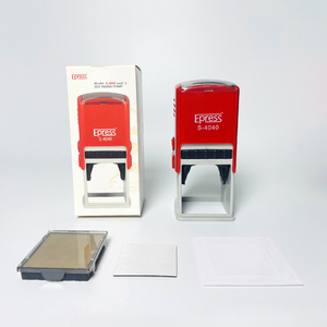 Kit de tamponnage carré en plastique ABS Express 40 x 40 mm avec logo personnalisé, <span class=keywords><strong>tampon</strong></span> <span class=keywords><strong>encreur</strong></span> auto-<span class=keywords><strong>encreur</strong></span> pour bureau, <span class=keywords><strong>tampon</strong></span> <span class=keywords><strong>encreur</strong></span> S-4040 - Product Image 3