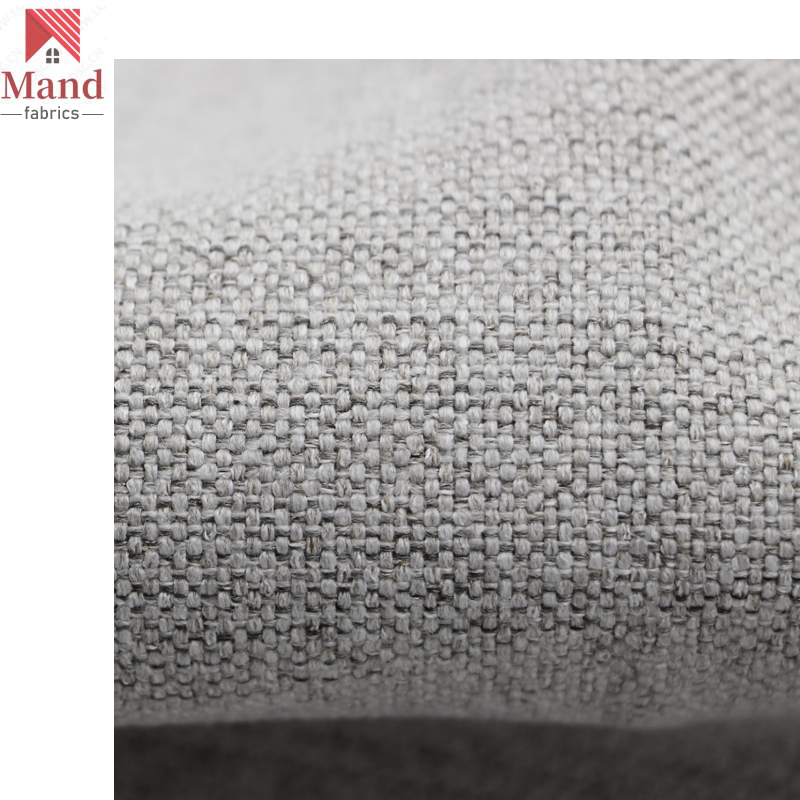 Продажа оптом Популярные прочные тканевые мебели из 100 полиэстера в простом стиле из искусственной льняной ткани в наличии