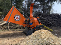 Machine forestière tracteur Machine à déchiqueter le bois Broyeur de bois, déchiqueteuse de branche PTO pour concasser la déchiqueteuse de bois