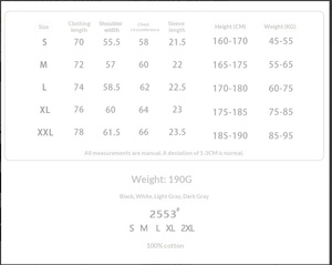 Bamboo cotton pure cotton men's 190g basic T-shirt solid color American short sleeved youth loose trendy T-shirt - Product Image 3