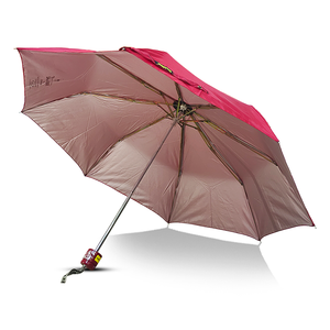 Parapluie compact robuste Red Chhaya pour hommes et femmes, parapluie pliant léger pour la pluie, en vente par les exportateurs - Product Image 2