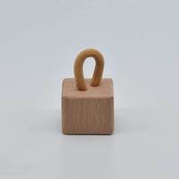 Capuchon diffuseur d'arôme en bois de hêtre à 13 filetages, forme cube, pour voiture, désodorisant, utilisation industrielle et chimique