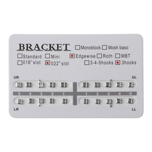 Apparecchi ortodontici Decare Roth, bracket dentali ortodontici autoleganti in metallo con certificazione CE, apparecchi per denti, garanzia 3 anni, 50 pezzi - Product Image 2