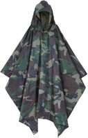 Poncho de pluie camouflage en PVC résistant, poncho de camouflage pour la pêche et le camping