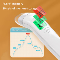 Thermomètre frontal numérique pour bébé avec écran LCD rétroéclairé, grand écran, emballage personnalisé