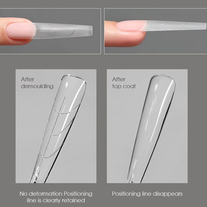 Dụng cụ tạo hình móng tay giả dạng kép MR Nail Dual Form PMMA không để lại vết tích, nhãn hiệu riêng, nối móng nhanh, dạng kép - Product Image 4