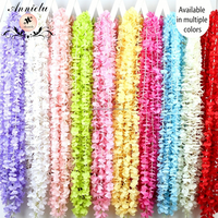 Guirlande de fleurs artificielles de glycine ANNIELU à longues brins pour décorations de fêtes, mariages, cabines photo et événements